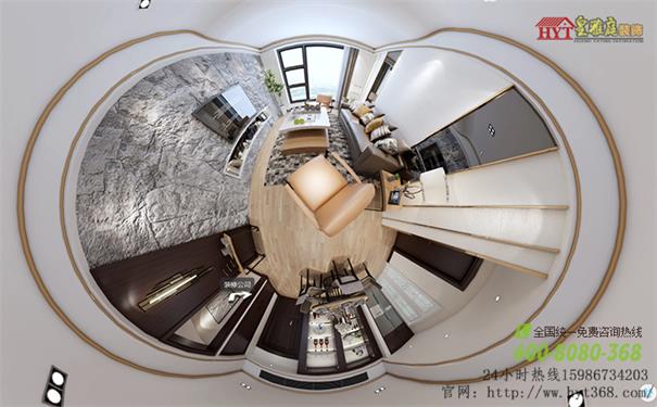 后现代风格720全景效果图