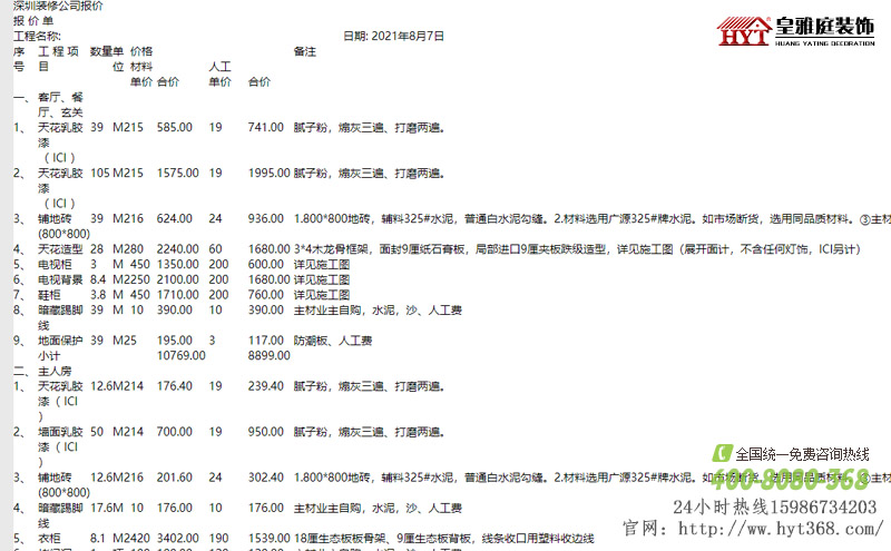 装饰效果图案例